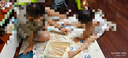 智酷堡兒童榫卯積木益智玩具diy手工積木拼搭房子游戲男女孩生日禮物 曬單實(shí)拍圖