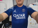2526新款巴黎三客球迷短袖登貝萊10號圣日耳曼足球服 套裝定制留言 M 曬單實拍圖