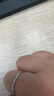 ALLOVE星河純銀情侶戒指男女款求婚對(duì)戒七夕情人節(jié)禮物送女友老婆生日 曬單實(shí)拍圖