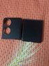 雷星佳 華為p50pocket手機殼折疊屏素皮保護套pockets全包防摔硅膠高檔外殼男女款 華為p50pocket【黑色】電鍍素皮 曬單實(shí)拍圖