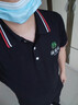 珠光萊卡 工作服定制印字T恤短袖文化衫定做工衣印logo工裝訂制polo衣服 黑色 2XL 曬單實(shí)拍圖