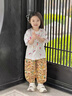 G.DUCKKIDS女童褲子夏季薄款2025新款中小兒童防蚊褲女寶寶女孩夏天外穿長褲 3D小熊 (萊賽爾面料) 90 身高75-85厘米(可開檔) 曬單實(shí)拍圖