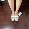 Onitsuka Tiger鬼塚虎新款芭蕾風(fēng)女鞋 銀色休閑鞋MEXICO 66? TGRS 1182A660 銀色 36 曬單實(shí)拍圖