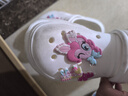 MY LITTLE PONY小馬寶莉兒童拖鞋中大童女孩涼拖鞋洞洞鞋沙灘拖鞋 白色38-39碼 曬單實拍圖