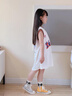 元萍穎女童中長款無袖背心T恤裙子外穿運動連衣裙夏季休閑兒童夏裝 主圖款 140 曬單實拍圖