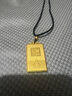喜緣祥黃金吊墜生肖牌足金999十二生肖掛墜方牌送禮生日禮物按克 生肖馬 金重12.55g 曬單實(shí)拍圖