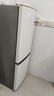 海爾（Haier）冰箱出品雙開門二門177升冰箱家用小型冰箱租房省電不占地冷藏冷凍兩用統(tǒng)帥家用小冰箱 以舊換新 177升雙門冰箱節(jié)能省電 兩天約用1度電 曬單實拍圖