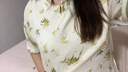 莫代爾帶胸墊睡裙女士睡衣夏季透氣短袖棉質(zhì)中長(zhǎng)裙女生大碼外穿家居服 睡裙帶胸墊 XL 120-140 曬單實(shí)拍圖