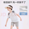 京東京造【涼感排汗T】兒童t恤涼感速干短袖男女童裝薄款  綠色 150/72 曬單實拍圖