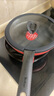 特福（Tefal）可拆卸煎鍋26cm可變烤盤(pán)餐具電磁爐烤箱燃?xì)庠钔ㄓ?曬單實(shí)拍圖