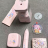 得力（deli）婭米電動(dòng)文具禮盒套裝兒童考試生日六一兒童節(jié)獎(jiǎng)勵(lì)學(xué)生學(xué)習(xí)禮包(電動(dòng)削筆器橡皮擦吸塵器鉛筆)粉色 曬單實(shí)拍圖