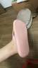 名創(chuàng)優(yōu)品（MINISO）軟云系列浴室拖鞋 粉色37-38碼 曬單實(shí)拍圖