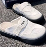 FILA 斐樂官方女鞋SMILA摩登拖鞋2025夏季新款元?dú)馔闲蓍e勃肯鞋 糙米黃-BR 38 曬單實(shí)拍圖