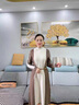 GEBASHAN針織連衣裙女2025年秋冬新款韓版時(shí)尚百搭女裝收腰顯瘦內搭裙子女 米白拼咖色 XL 建議115-125斤 曬單實(shí)拍圖