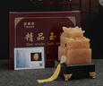碧琉璃（biliuli）玉石大印章龍頭玉璽擺件印中式裝飾品老板辦公桌創(chuàng)意擺件定制印章 黃玉石龍頭玉璽【配禮盒證書(shū)】 印面約8厘米 約3.3斤【附印泥】 曬單實(shí)拍圖