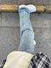 Levi's李維斯冰酷系列男士512經(jīng)典修身錐形美式休閑淺色牛仔褲 水洗藍(lán) 36 (34) 曬單實(shí)拍圖