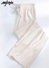 MJ STYLE冰感潮流休閑褲女2026年夏季新款藏肉顯高顯瘦直筒透氣百搭闊腿褲 曬單實(shí)拍圖