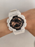 卡西歐（CASIO）G-SHOCK雙顯防水潮流運(yùn)動(dòng)手表 炫酷白金 GA-110RG-7ADR 曬單實(shí)拍圖