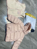 巴拉巴拉（BALABALA）童裝兒童羽絨服兩件套男童女童寶寶冬裝連帽外套 紅白色調00361 110 充絨量35g 曬單實拍圖