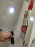 JCZS德國品牌白藍(lán)紫三光源手電筒395紫光驗(yàn)鈔熒光燈測玉石紫外燈 單紫光+充電線 曬單實(shí)拍圖