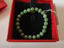 周六福  和田玉手鏈男女款亮面簡(jiǎn)約和田碧玉經(jīng)典手串生日禮物 18cm 曬單實(shí)拍圖