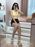 回力涼鞋女款2025新款夏季外穿輕便軟底魔術(shù)貼休閑運(yùn)動沙灘鞋子女 米銀色(輕便軟底，厚底增高) (標(biāo) 35 曬單實(shí)拍圖