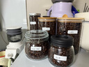 安扣（ANKOU）咖啡粉咖啡豆密封罐儲存罐零食糖干果罐玻璃可排氣密封罐1200ML 曬單實拍圖