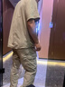 駱駝（CAMEL）男裝工裝褲男春夏季防曬涼感透氣情侶戶外闊腿傘兵褲M15BAWI037 曬單實(shí)拍圖