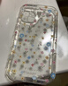 正屋透明碎花支架16promax蘋(píng)果手機殼16小清新iphone15適用16防摔15軟 透明 滿(mǎn)屏彩花花 16pro 曬單實(shí)拍圖