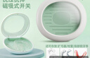OOKME隱形牙套盒牙齒矯正保持器牙套收納盒帶鏡正畸矯正器 可視護墊磁吸牙套盒白色+小刷 曬單實(shí)拍圖