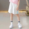 艾諾輪兒童短褲女夏外穿中大童初中生小女孩夏季薄款運(yùn)動(dòng)褲百搭休閑褲女童夏裝兒童外穿白色純棉五分褲子潮 白色【單件裝】 170 建議身高160-170CM 曬單實(shí)拍圖