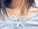 梵哲詩(shī)粉色四葉草項鏈女生精致感鋯鉆鎖骨鏈生日禮物送女友老婆 粉色四葉草項鏈 曬單實(shí)拍圖