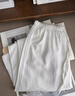 棉致冰絲高腰棉麻闊腿休閑褲子女夏季薄款2025新款寬松顯瘦垂感小個(gè)子 304白色【高品質(zhì)29.5】 L 110-125斤 曬單實(shí)拍圖