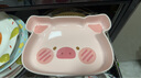 川島屋&lulu豬聯(lián)名 可愛(ài)餐具一人食碗碟套裝女生喬遷暖房生日禮物 【禮盒裝】二人食8件套 曬單實(shí)拍圖