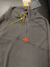 KLATTERMUSEN攀山鼠10055胡戈男款半拉鏈套頭帽衫-Huge 1/2 Zip Sweater M's 962RavenBurnt Russet烏黑紅褐 M 曬單實拍圖