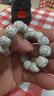 智初海南星月菩提手串單圈原生態(tài)大留白手持男繞指柔文玩手鏈女 【星辰】順白素珠款11*12mm 曬單實(shí)拍圖