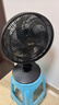 美的（Midea）臺式電風扇七葉柔風輕音臥室宿舍廣角遠距交流定頻臺扇辦公室桌面節(jié)能省電搖頭小型電扇 FGAU30D 曬單實拍圖