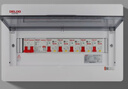 德力西電氣 家用強(qiáng)電箱PZ30成套配電箱空氣開關(guān)帶漏電保護(hù)盒控制電箱成品 暗裝（總開+5路漏保）帶過欠壓 曬單實(shí)拍圖
