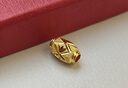金小貅黃金轉(zhuǎn)運珠足金999橄欖車花珠手串路路通小金珠手鏈DIY玉珠配珠 1g,車花橄欖珠【多退少補】 曬單實拍圖
