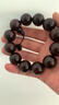 小葉紫檀手串男老料十二生肖本命佛守護(hù)神轉(zhuǎn)運(yùn)佛珠檀木貔貅手鏈 素款 2.0cm 曬單實(shí)拍圖