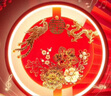 赟婭結婚禮物長明燈擺件高檔禮品陪嫁婚慶婚房浪漫床頭喜燈送新人新娘 花開并蒂（紅底禮盒裝） 曬單實拍圖