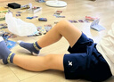 特步（XTEP）兒童夏季新款男童運(yùn)動(dòng)五分褲運(yùn)動(dòng)休閑短褲百搭薄款短褲 正黑色【小logo】 160 cm 曬單實(shí)拍圖