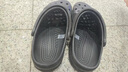 crocs卡駱馳洞洞鞋貝雅男鞋女鞋輕便耐磨一腳蹬拖鞋休閑鞋|10126 黑色-001 41 /42(260mm) 曬單實拍圖