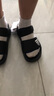 阿迪達斯（adidas）兒童涼鞋夏季男女大小童沙灘鞋 GW0344黑 1/33碼/200mm  曬單實拍圖