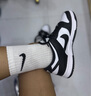 耐克女子輕便低幫運動(dòng)鞋冬季緩震復古板鞋NIKE DUNK LOW DD1503 101白色/黑/白色 38 曬單實(shí)拍圖