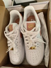 耐克NIKE緩震板鞋女空軍一號 AIR FORCE 1 運動(dòng)鞋 CZ0270-103白粉38 曬單實(shí)拍圖
