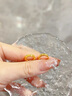 中國黃金（CHINA GOLD）黃金耳釘女足金小蠻腰耳環(huán)七夕七夕情人節(jié)禮物送女友老婆 足金小蠻腰耳扣金重約1.8g 曬單實拍圖