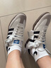 阿迪達(dá)斯 （adidas）T頭鞋三葉草鞋子男鞋女鞋24秋季originals Samba德訓(xùn)休閑鞋運(yùn)動(dòng)鞋 B75806 黑白灰 42 曬單實(shí)拍圖