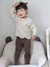 GOBABYGO嬰幼兒童羊毛連褲襪男女童秋冬季連體襪防滑爬行學(xué)步保護(hù)防摔寶寶 麻棕色 1-2歲 曬單實(shí)拍圖