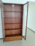 林氏家居帶玻璃門實木書柜書架一體整墻客廳儲物展示柜子PK2X 曬單實拍圖